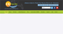 Desktop Screenshot of cumauriceriver.org
